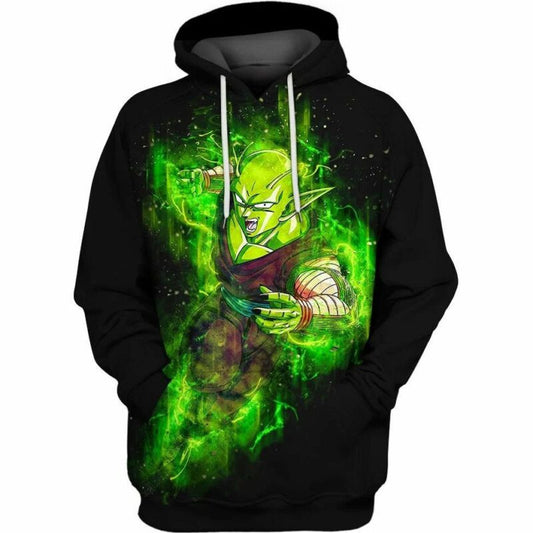 Piccolo Super Saiyan Dragon Ball Z Over Print 3d Hoodie Zip Hoodie 3 Moonbestprint