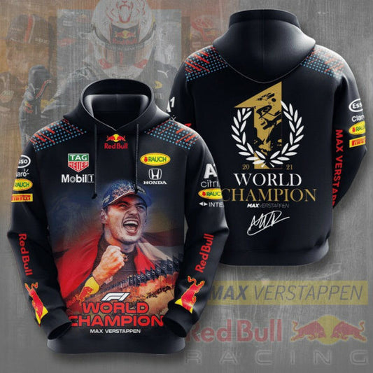 Fomula 1 World Champion 2021 Max Verstapen All Over Print Shirt Hoodie 1009 Moonbestprint