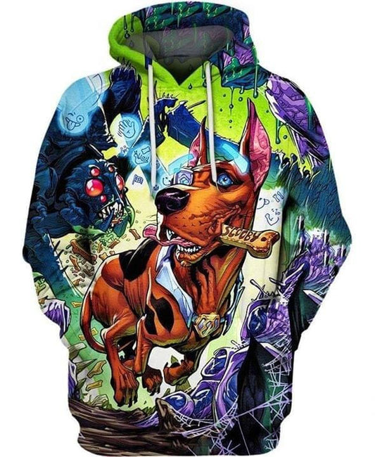Scooby Doo Dog Horror Full Printing Hoodie 3d Hoodie Moonbestprint
