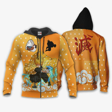 Demon Slayer Zenitsu Anime 2k844 Fan Gift Stylist Unisex Cartoon 3d Hoodie Zip Hoodie 1630 Moonbestprint