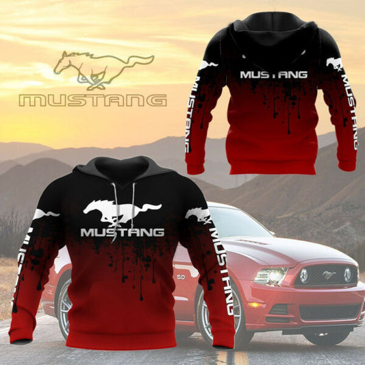 Mustang Shirt Fan Gift 200, Stylist Unisex 3d Hoodie Zip Hoodie 1988 Moonbestprint