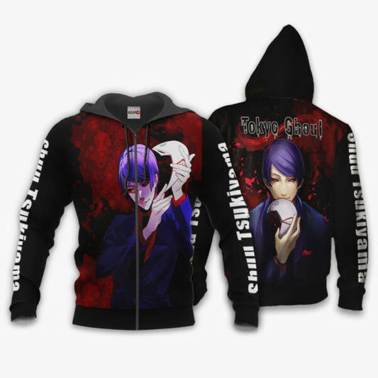 Tokyo Ghoul Shuu Tsukiyama Anime 3k314 Fan Gift Stylist Unisex Cartoon 3d Hoodie Zip Hoodie 2852 Moonbestprint