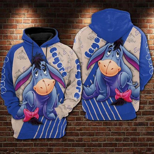 For Eeyore Lovers Looks So Sad 3d Hoodie Moonbestprint