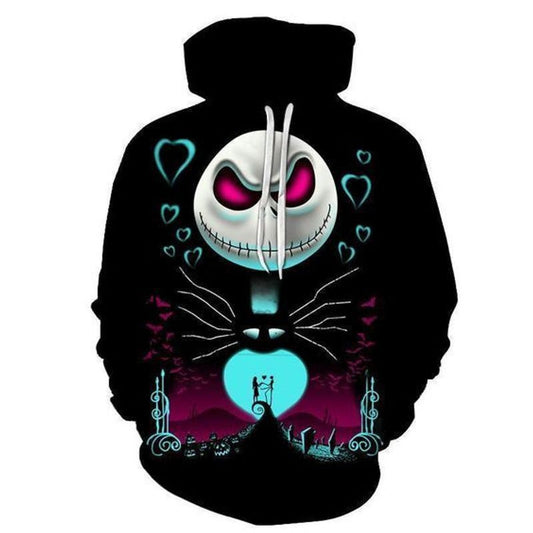 Jack Skellington Hoodie 2 3d Moonbestprint
