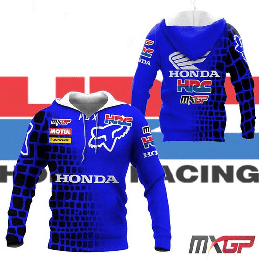 Honda X Fox Racing 3 Fan Gift 3d Hoodie 141 Moonbestprint