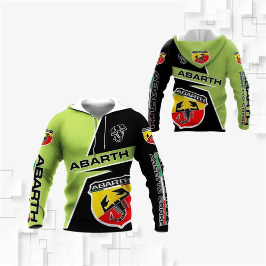 Abarth Shirt Fan Gift 14, Stylist Unisex 3d Hoodie Zip Hoodie 160 Moonbestprint