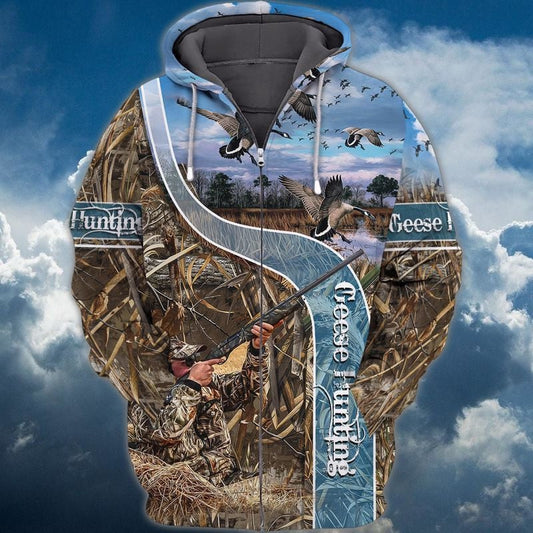 Geese Hunting For Men And Women 3d Hoodie Zip Hoodie Moonbestprint