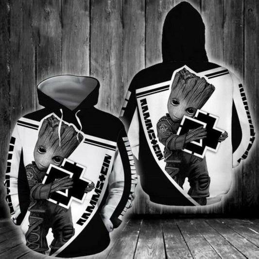 Rammstein Groot 3d Hoodie Zip Hoodie Moonbestprint