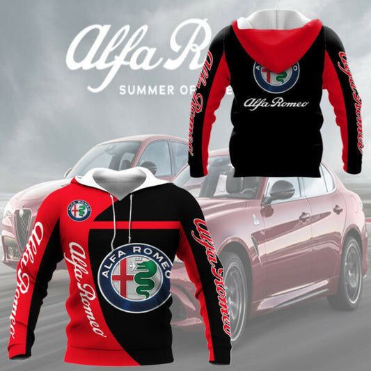 Alfa Romeo Shirt Fan Gift 191, Stylist Unisex 3d Hoodie Zip Hoodie 386 Moonbestprint