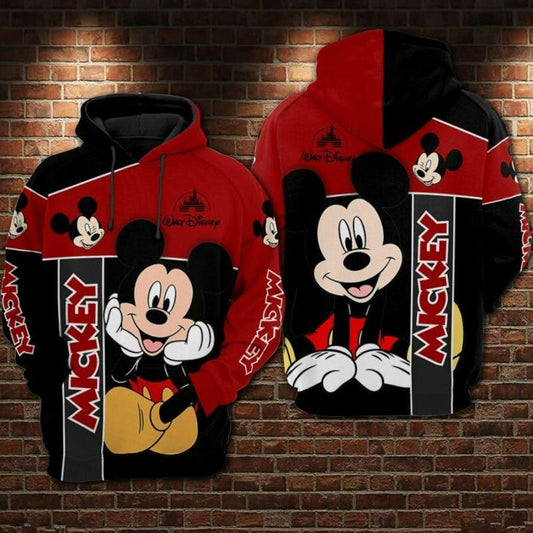 Mickey Mouse Walt Disney 1 Over Print 3d Hoodie Zip Hoodie Moonbestprint