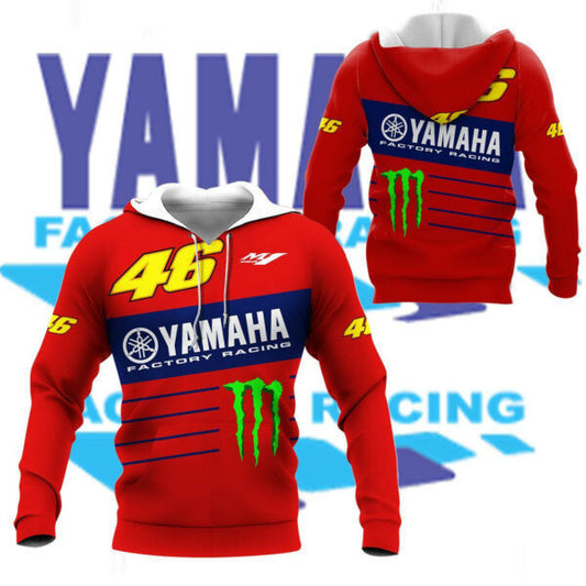Yamaha Factory Racing Shirt Fan Gift 420, Stylist Unisex 3d Hoodie Zip Hoodie 2752 Moonbestprint