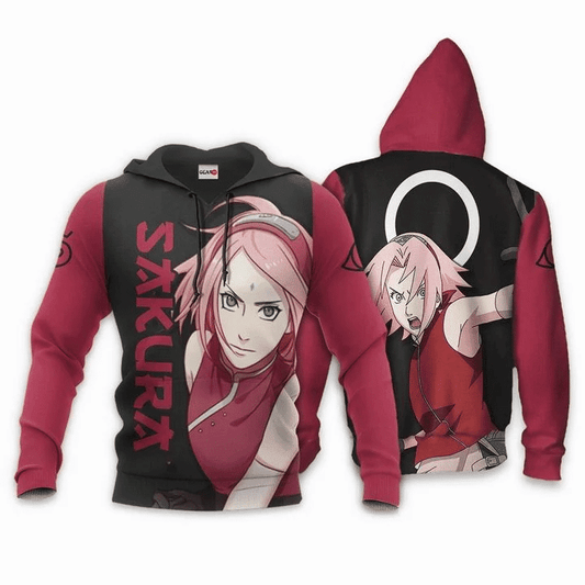 Sakura Haruno Naruto Anime Manga For Men And Women 3d Hoodie Zip Hoodie Moonbestprint