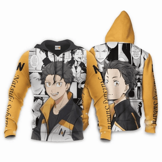 Subaru Natsuki Anime Manga Re Zero Start Life In Another World For Men And Women 3d Hoodie Zip Hoodie Moonbestprint