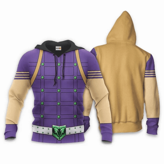 Jojo's Bizarre Adventure Gyro Zeppeli Anime Manga For Men And Women 3d Hoodie Zip Hoodie Moonbestprint
