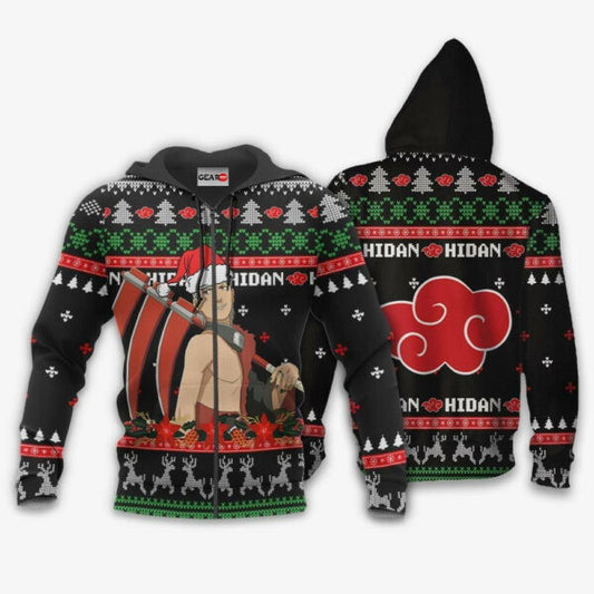 Akatsuki Hida Christmas Naruto Anime 1k433 Fan Gift Stylist Unisex Cartoon Graphic Outfits Aop 3d Hoodie, Zip Hoodie 68 Moonbestprint
