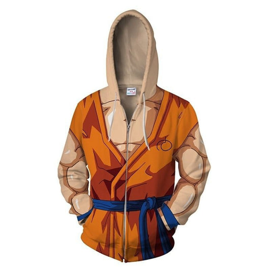 Dragon Ball Over Print 3d Hoodie Zip Hoodie 03 Moonbestprint