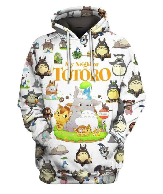 Totoro Shirt Fan Gift 77, Stylist Unisex 3d Hoodie Zip Hoodie 2591 Moonbestprint