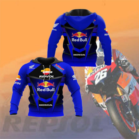 Honda Racing Racing Shirt Fan Gift 515, Stylist Unisex 3d Hoodie Zip Hoodie 57 Moonbestprint