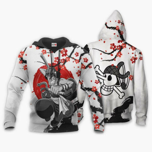 Usopp Japan Cherry Blossoms One Piece Anime 1k682 Fan Gift Stylist Unisex Cartoon Graphic Outfits Aop 3d Hoodie, Zip Hoodie 2229 Moonbestprint
