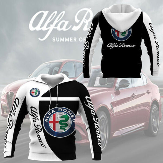 Alfa Romeo Shirt Fan Gift 190, Stylist Unisex 3d Hoodie Zip Hoodie 653 Moonbestprint