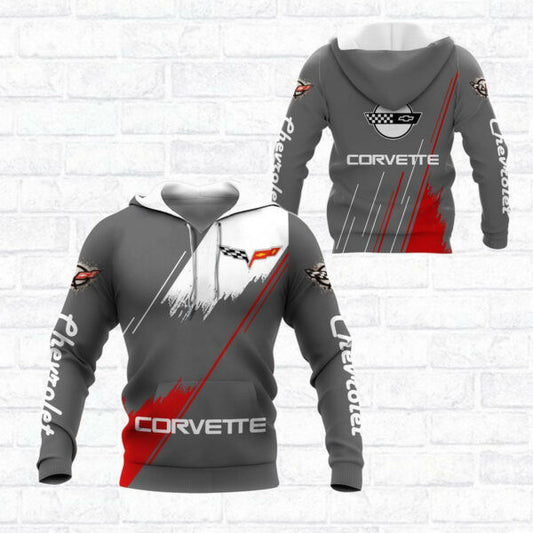 Chevrolet Corvette Shirt Fan Gift 776, Stylist Unisex 3d Hoodie Zip Hoodie 609 Moonbestprint