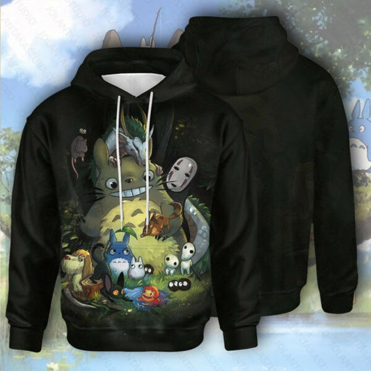 Totoro Hoodie, Totoro Gift Adult, Totoro Gift For Fan Ver4, Aop Hoodie 1823 Moonbestprint