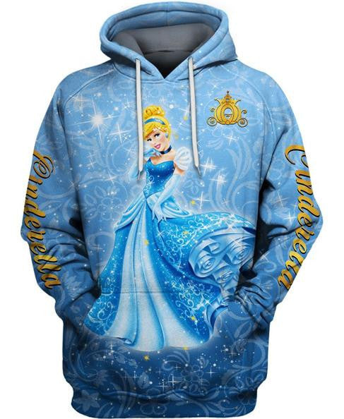 Cinderella 3d Hoodie Zipper Hoodie Moonbestprint