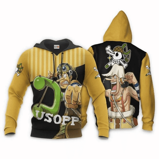 One Piece Usopp Anime Manga One Piece For Men And Women 3d Hoodie Zip Hoodie Moonbestprint