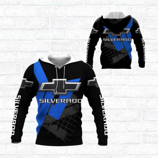 Chevrolet Silverado Shirt Fan Gift 906, Stylist Unisex 3d Hoodie Zip Hoodie 335 Moonbestprint