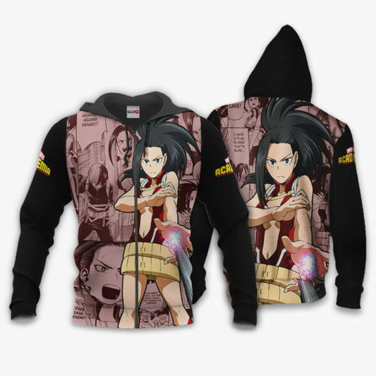 Momo Yaoyorozu Anime My Hero Academia Manga 1k967 Fan Gift Stylist Unisex Cartoon Graphic Outfits Aop 3d Hoodie Zip Hoodie 2503 Moonbestprint