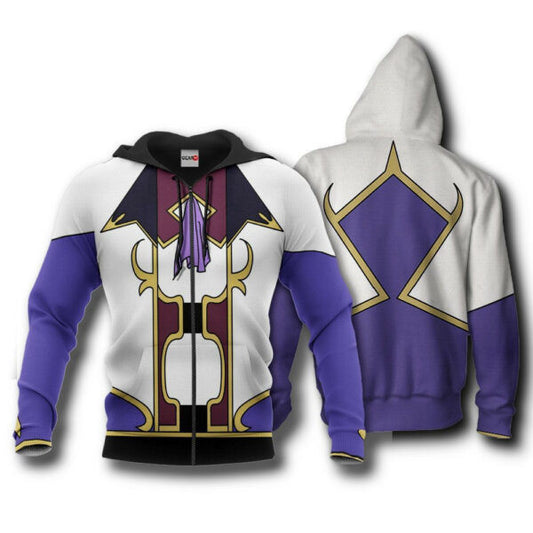 Code Geass Jeremiah Gottwald Costume Anime 3k247 Fan Gift Stylist Unisex Cartoon 3d Hoodie Zip Hoodie 1151 Moonbestprint