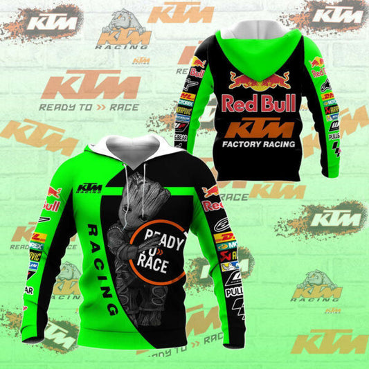 Ktm Racing Baby Groot Shirt Fan Gift 589, Stylist Unisex 3d Hoodie Zip Hoodie 505 Moonbestprint