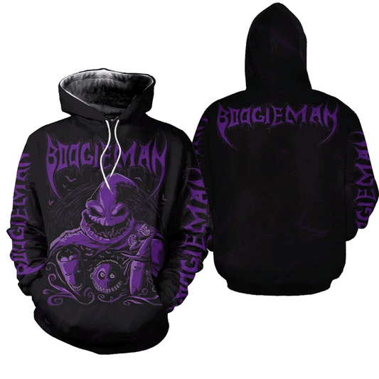 Boogieman Jack Skellington The Nightmare Before Christmas 164 Fan Gift Stylist Unisex Cartoon Graphic Outfits Aop Hoodie 865 Moonbestprint
