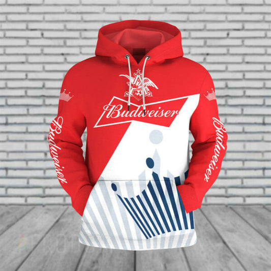 Budweiser Hoodie And Zip Hoodie, Gift For Fan 3d All Over Print Shirt Hoodie 207 Moonbestprint