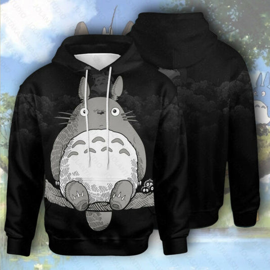 Totoro Hoodie, Totoro Gift Adult, Totoro Gift For Fan Ver3, Aop Hoodie 2537 Moonbestprint