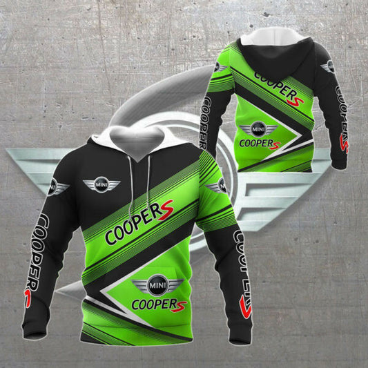 Mini Cooper Shirt Fan Gift 278, Stylist Unisex 3d Hoodie Zip Hoodie 2085 Moonbestprint