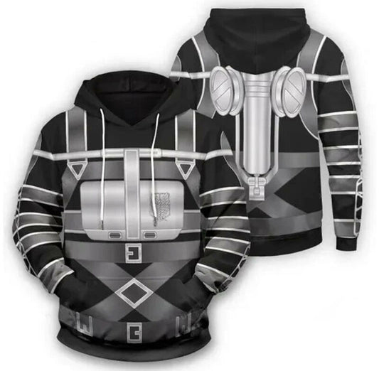 Attack On Titan Hoodie Final Attack On Titan Uniform 3d Hoodie Zip Hoodie Moonbestprint