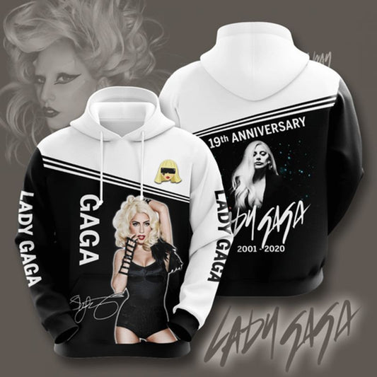 Lady Gaga 19th Anniversary 2001-2020 For Lover 3d Hoodie Moonbestprint