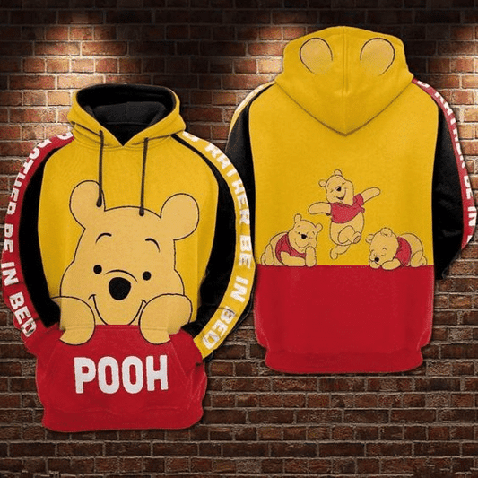 So Lovely Winnie The Pooh Disney World 106 Fan Gift Stylist Unisex Cartoon Graphic Outfits Aop Hoodie 2585 Moonbestprint