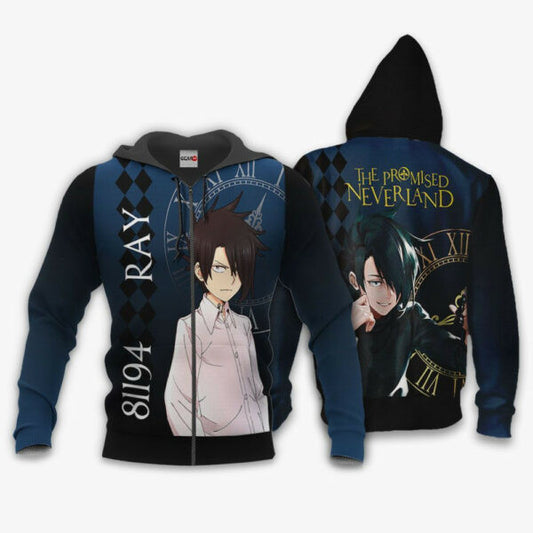 The Promised Neverland Ray Anime 3k362 Fan Gift Stylist Unisex Cartoon 3d Hoodie Zip Hoodie 2022 Moonbestprint