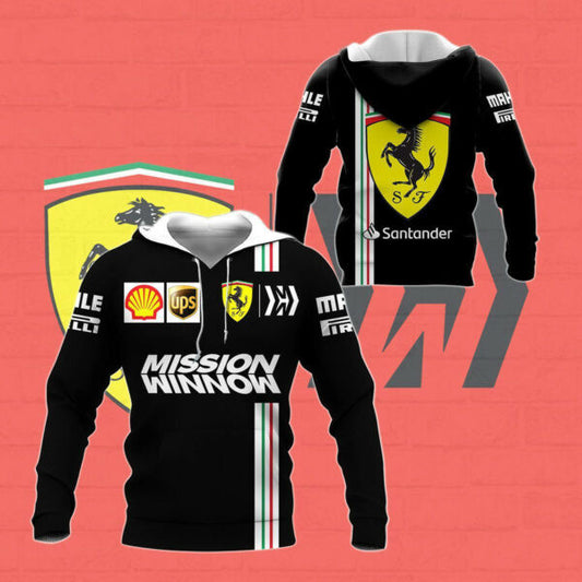 Scuderia Ferrari Luxyry Car Mission Winnow 7k951 Fan Gift 3d Zip Hoodie Hoodie Ii0 1853 Moonbestprint