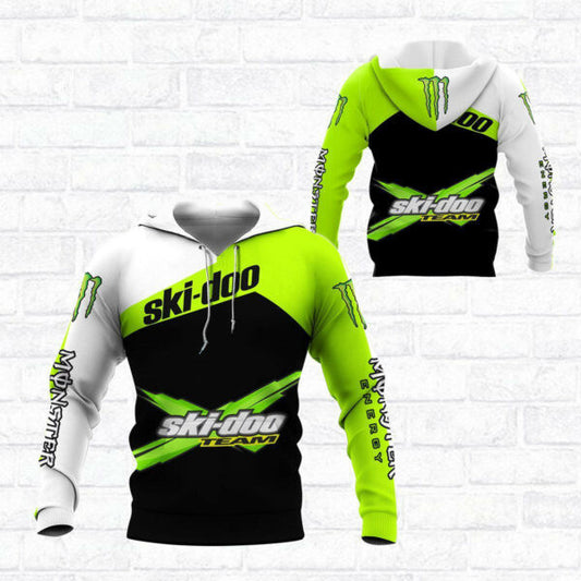 Ski-doo Racing Team 7k746 Fan Gift Zip Hoodie Hoodie Ii0 2262 Moonbestprint