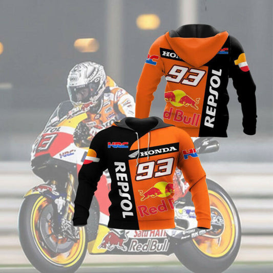 Honda Racing Racing Shirt Fan Gift 514, Stylist Unisex 3d Hoodie Zip Hoodie 887 Moonbestprint
