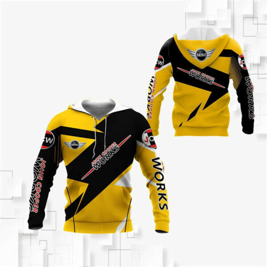 Mini John Cooper Works Shirt Fan Gift 686, Stylist Unisex 3d Hoodie Zip Hoodie 2270 Moonbestprint