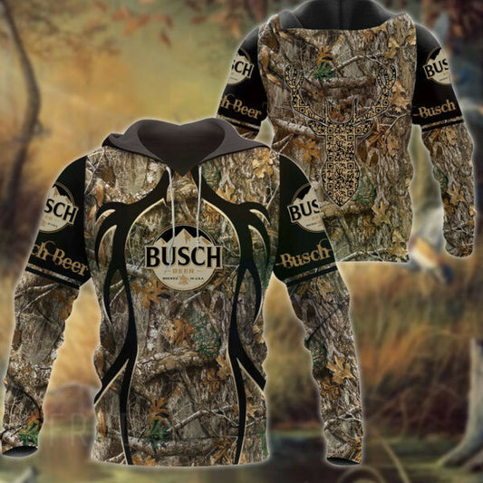 Busch Light Deer Hunting Unisex Hoodie, Gift For Fan 3d All Over Print Shirt Hoodie 1257 Moonbestprint