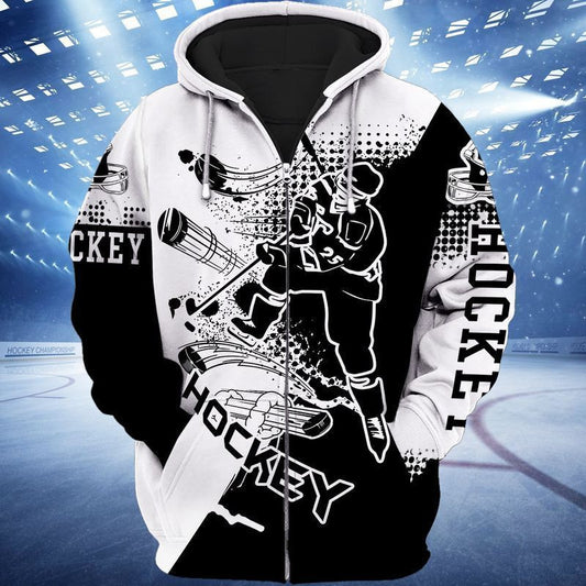 Hockey Lover For Men And Women 3d Hoodie Zip Hoodie Moonbestprint