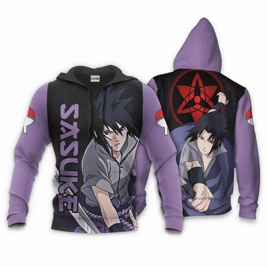 Uchiha Sasuke Anime Manga Naruto Sharingan Eyes For Men And Women 3d Hoodie Zip Hoodie Moonbestprint