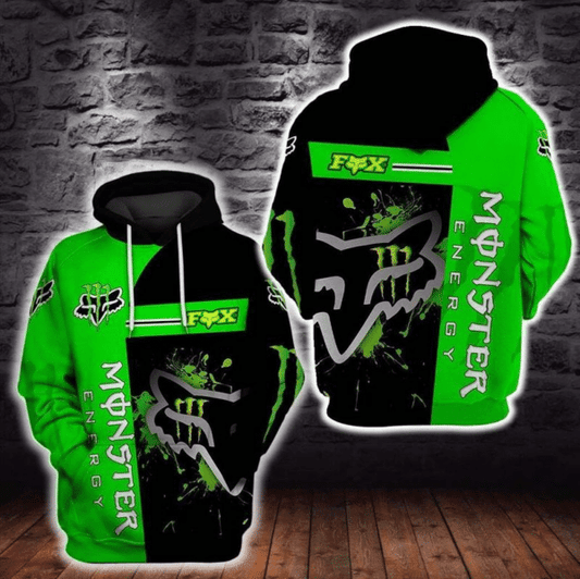 Fox Racing X Monter Energy 2 Fan Gift 3d Hoodie 893 Moonbestprint