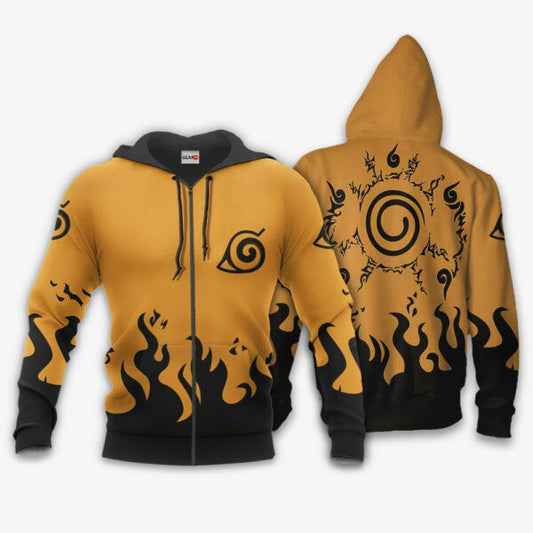 Naruto Kurama Seal Naruto Symbol Anime 3k410 Fan Gift Stylist Unisex Cartoon 3d Hoodie Zip Hoodie 2780 Moonbestprint