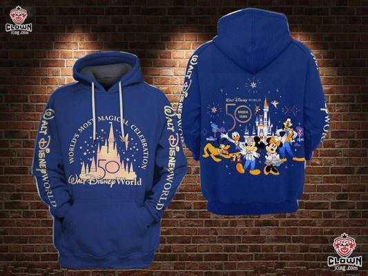 Disney 50th Anniversary Custom Hoodie Zip Hoodie Pk002 Moonbestprint